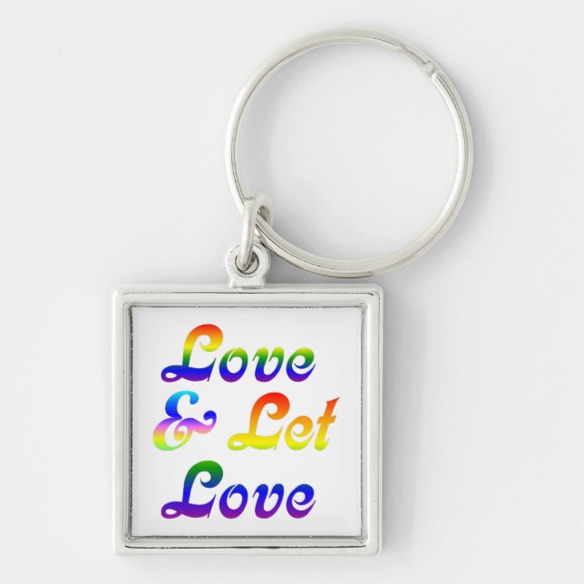LOVE AND LET LOVE KEY RING (Front)