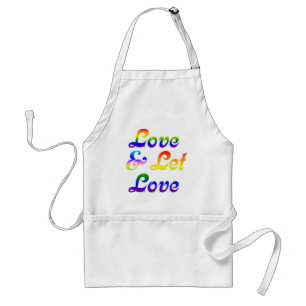 LOVE AND LET LOVE STANDARD APRON
