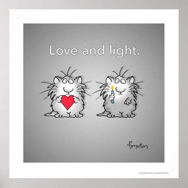 Love and Light by Sandra Boynton Poster (Front)