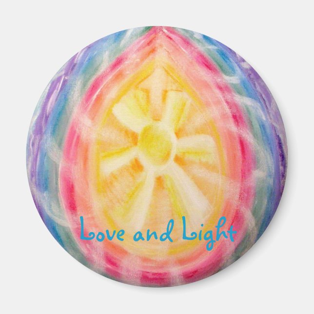 Love and Light chakra magnet 2 (Front)