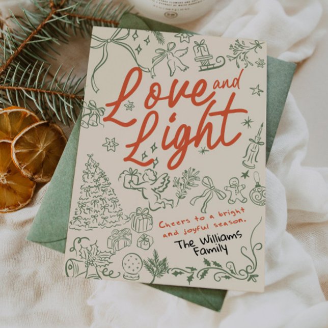 Love and Light Christmas and Holiday Card  (Creator Uploaded)