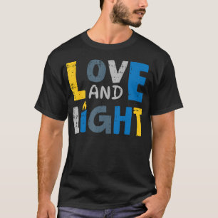 Love And Light Hanukkah Chanukah Jewish Holiday T-Shirt