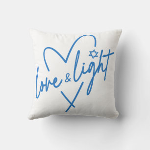 Love and Light Hanukkah Cushion