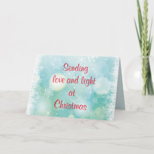 Love and Light Holiday Card