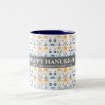Love and Light | Simple Elegant Hanukkah family  Two-Tone Coffee Mug<br><div class="desc">Love and Light | Simple Elegant Hanukkah family</div>