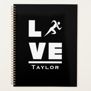 Love And Live Athletics Track And Field Sports Fan Planner