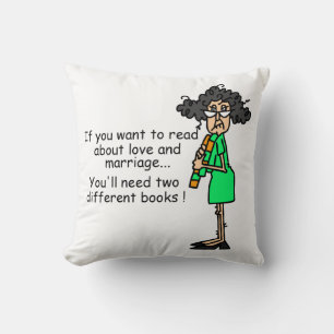 Love and Marriage Humour Cushion