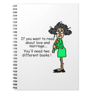 Love and Marriage Humour Notebook