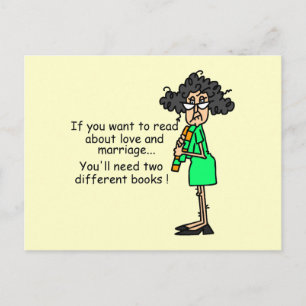 Love and Marriage Humour Postcard