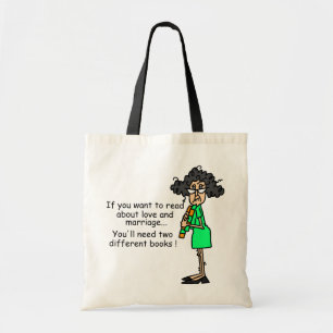Love and Marriage Humour Tote Bag