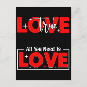 Love and Motivational Quotes for Valentine's Day  Postcard