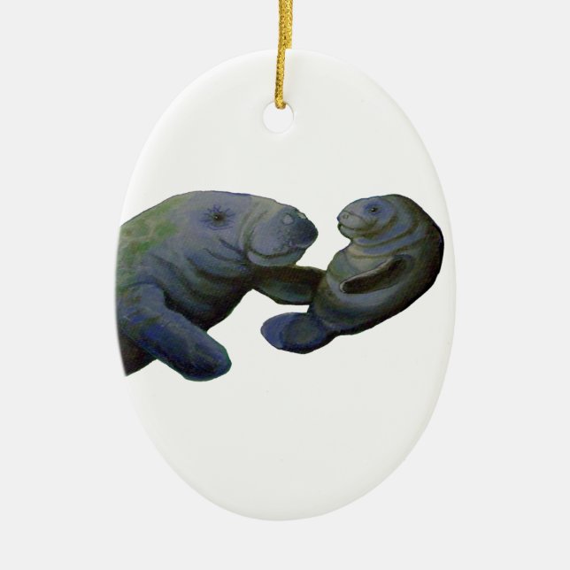 LOVE AND NURTURING CERAMIC ORNAMENT (Front)
