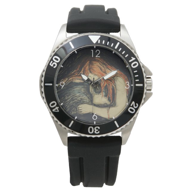 Love and Pain (The Vampire) (by Edvard Munch) Watch (Front)