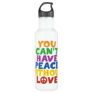 Love and Peace 710 Ml Water Bottle