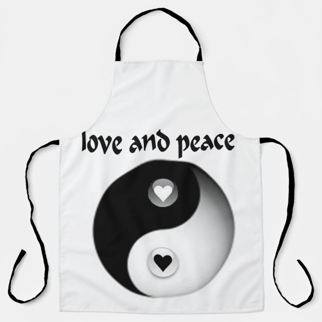 Love and Peace  Apron (Front)