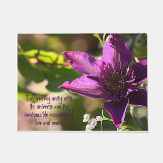 Love and Peace Door Mat