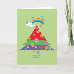 Love and Peace Forever Christmas Holiday Card