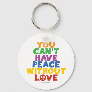 Love and Peace Key Ring