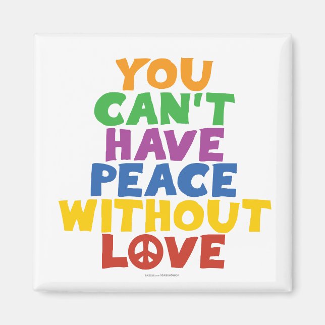 Love and Peace Magnet (Front)