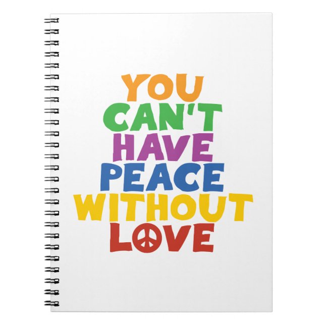 Love and Peace Notebook (Front)