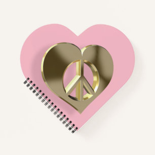 Love and peace notebook