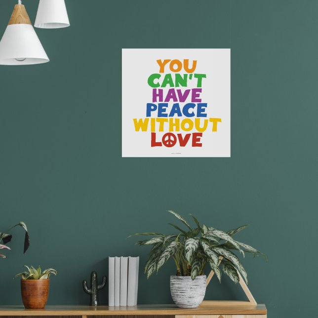 Love and Peace Poster (Living Room 1)