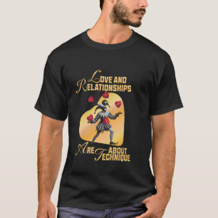 Love And Relationships Are About Technique Sticker T-Shirt