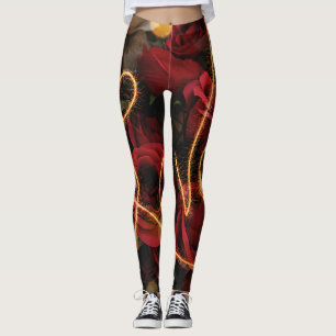 Love And Roses Leggings