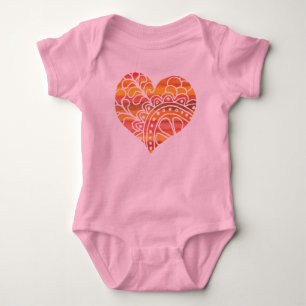 Love and Serenity in Art Baby Bodysuit