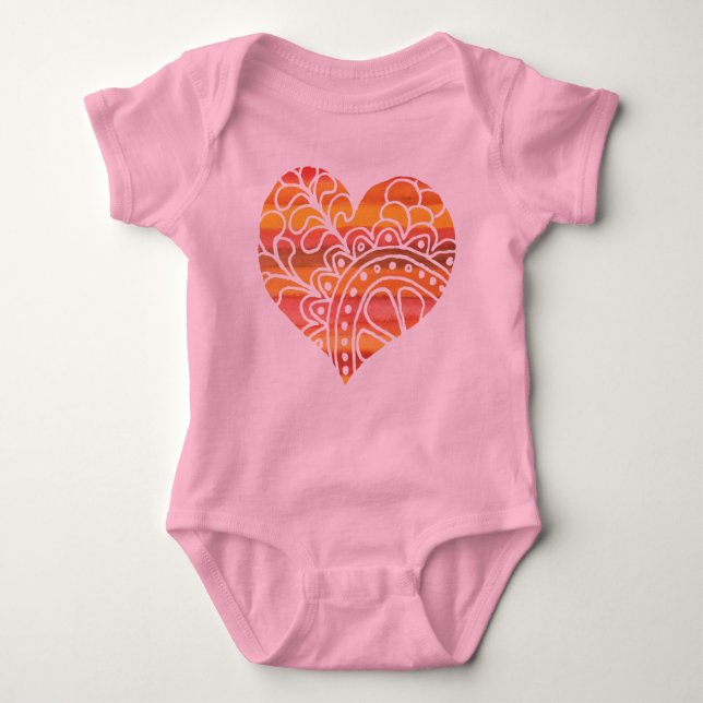 	Love and Serenity in Art Baby Bodysuit (Front)