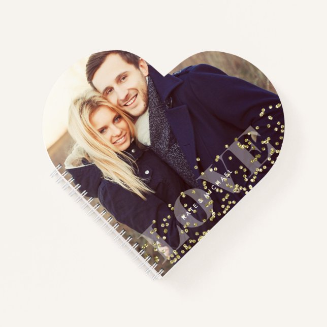 Love and Sparkles Photo Notebook (Front)