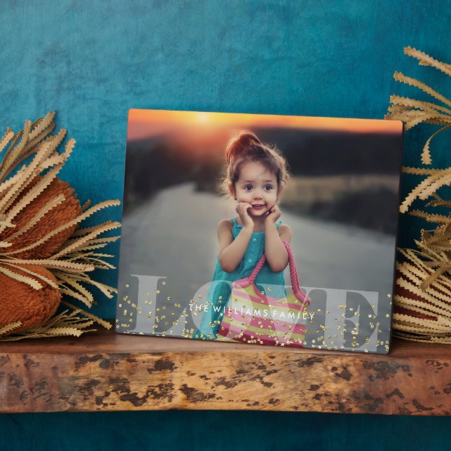 Love and Sparkles Plaque (Side)