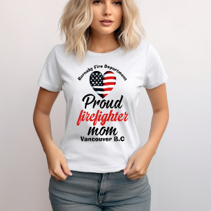 Love and support honours firefighter moms T-Shirt