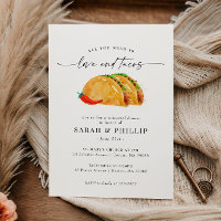 Love and Tacos Rehearsal Dinner Invitation
