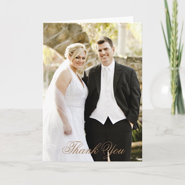 Love and Thanks Sweetest Day Wedding Thank You (Front)