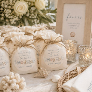 Love and The Beach Destination Wedding Oval Sticker