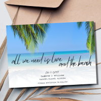 Love and the Beach Destination Wedding 