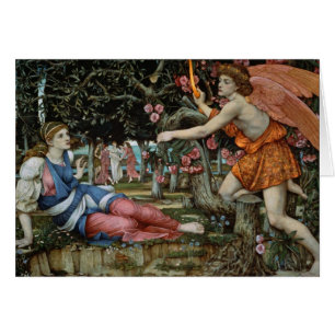 Love and the Maiden (oil on canvas)