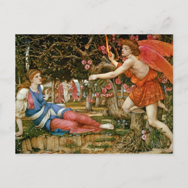 Love and the Maiden Postcard (Front)