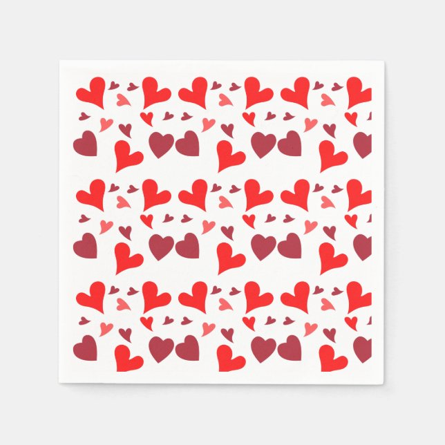 Love and Valentine Inspired Art Napkin (Front)