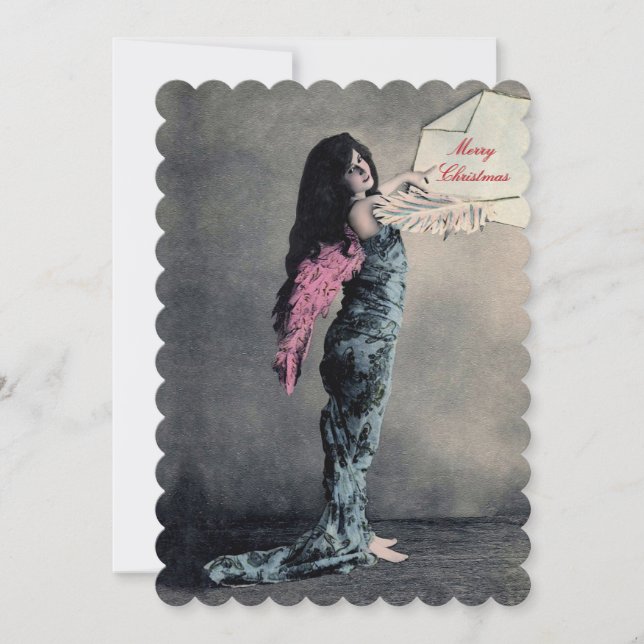 Love Angel Christmas - Invitations / RSVP / Card (Front)