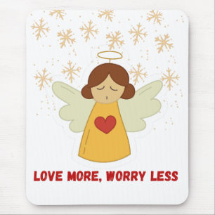 Love angel mouse pad