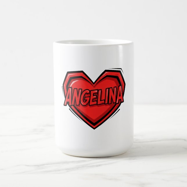 Love Angelina Coffee Mug (Center)