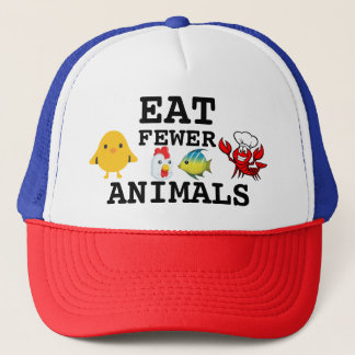Love Animals? (Eat Fewer Animals) Trucker Hat