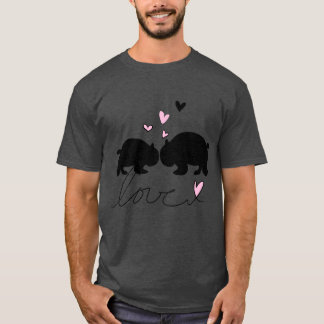 love animals pandas panda icon friends T-Shirt