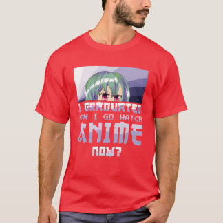 Love Anime Graduate Graduating 2023 Graduation ret T-Shirt