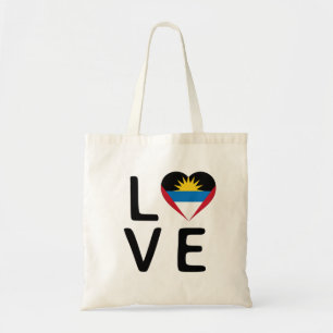 Love - Antigua and Barbuda Flag Tote Bag