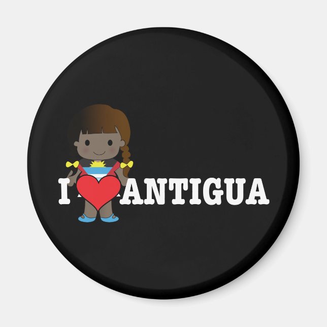 Love Antigua Magnet (Front)