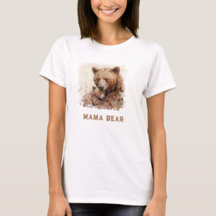 *~* Love AP72 MAMA BEAR  Cub Mother's Day Gift T-Shirt
