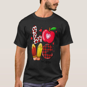 LOVE Apple Heart SLP Life Valentines Day Gifts T-Shirt